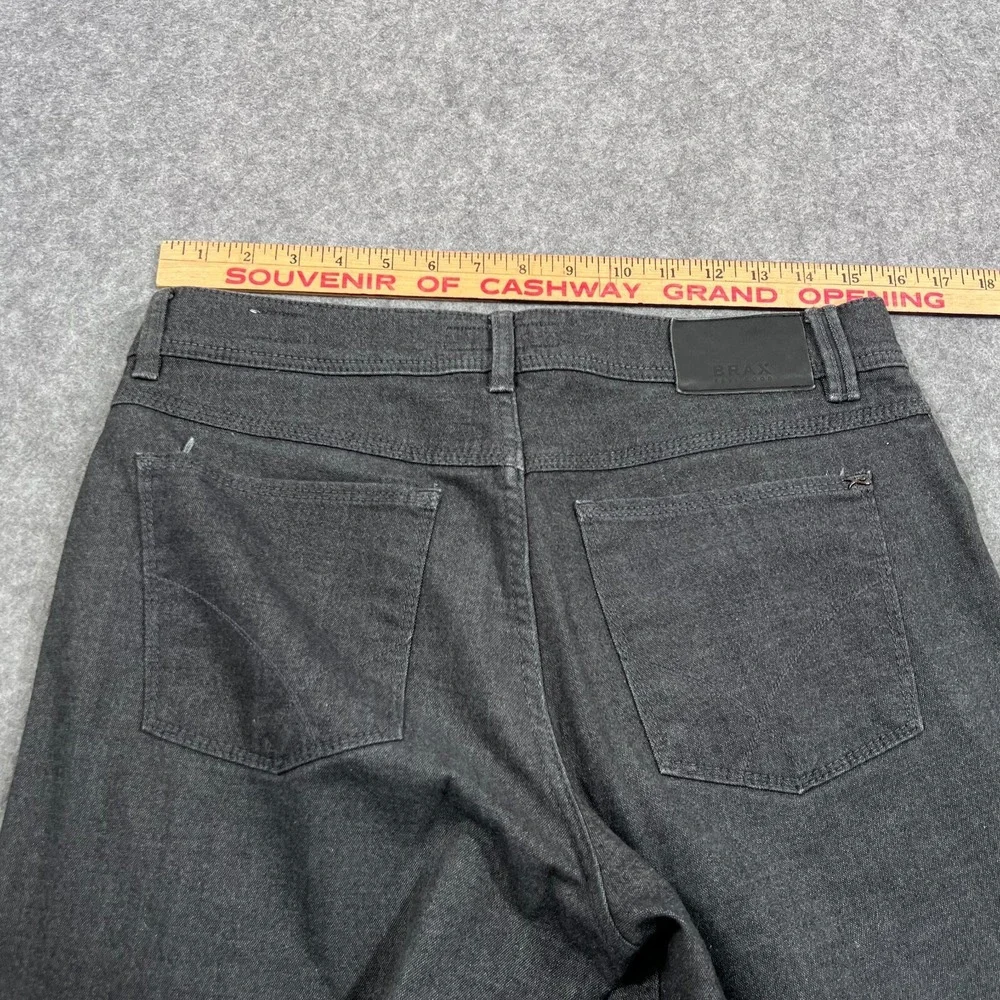 Brax Gray Cooper Fancy‎ Regular Fit Straight Leg Dress Chino Pants Mens 31x29